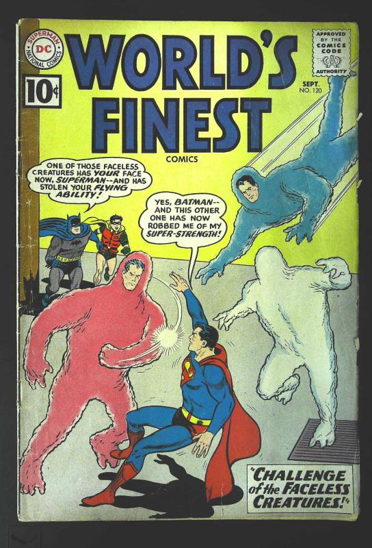 World's Finest Comics #122, Fine- (Actual scan)