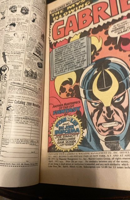Fantastic Four #121 (1972)silver surfer app and cameo of Galactus