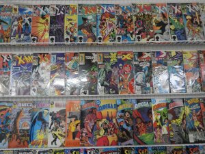 Huge Lot of 170+ Comics W/ X-Men, Secret Wars, Superman Avg. FN/VF Condition!