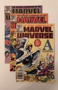 The Official Handbook of the Marvel Universe #1, 8, 10
