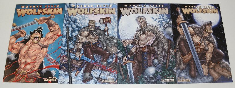 Warren Ellis' Wolfskin #1-3 VF/NM complete series + annual - avatar press set