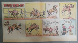 (32/52) Rick O'Shay Sunday Pages by Stan Lynde from 1968 Size: 7.5  x 15 inches