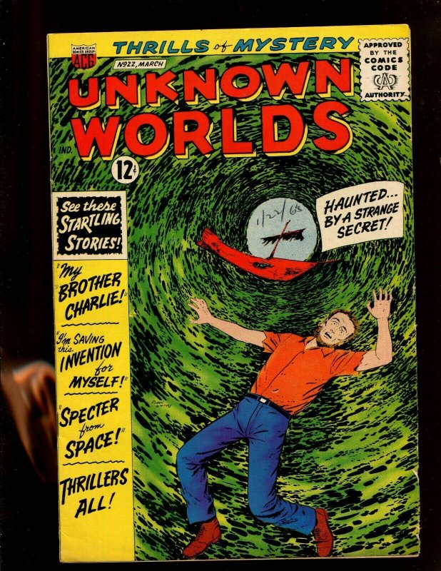 UNKNOWN WORLDS #22 (8.5) HAUNTED BY A STRANGE SECRET!