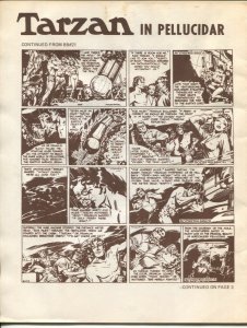 Burroughs Bulletin #36 1974-Tarzan In Pellicidar-Hogarth & Barry-VF