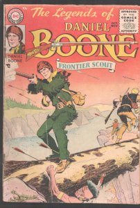 Legends Of Daniel Boone #1 1955- DC-1st issue-Elusive issue-G+