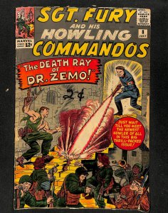 Sgt. Fury and His Howling Commandos #8 1st Baron Zemo!