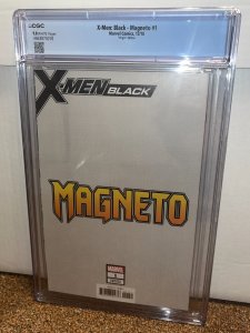 X-Men Black Magneto 1 (2018) Virgin 1:100 J Scott Campbell Variant, CGC 9.8