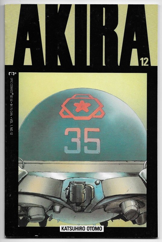 Akira #12 Katsuhiro Otomo (Epic/Marvel, 1989) VF