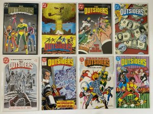 Outsiders (1st series) comic lot 18 diff from:#1-28 + bonus 8.0 VF (1985-88)