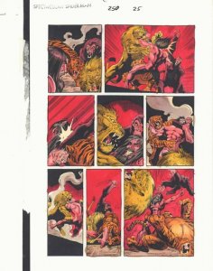 Spectacular Spider-Man #250 p.25 Color Guide Art Kraven the Hunter - John Kalisz