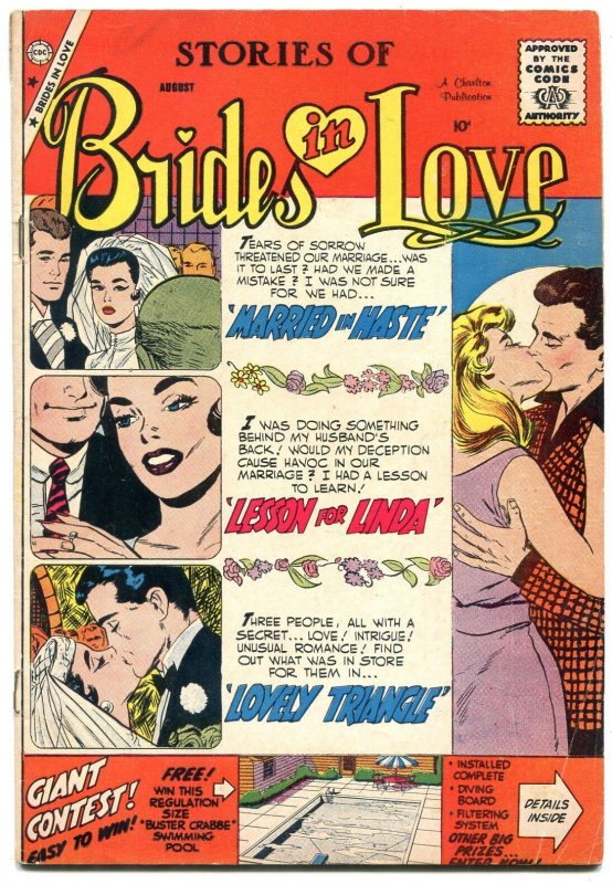 Brides in Love #14 1959-- Charlton Romance Comics VG