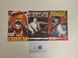 3 Image Marvel Comics #9 The Bounce #15 Uncanny Avengers #16 Earth 2 2 TJ26