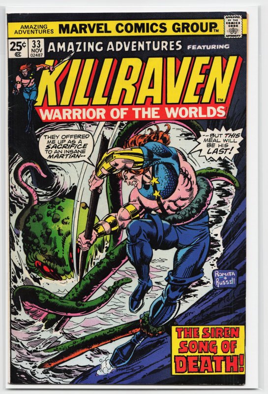 Amazing Adventures #33 (1975) Killraven
