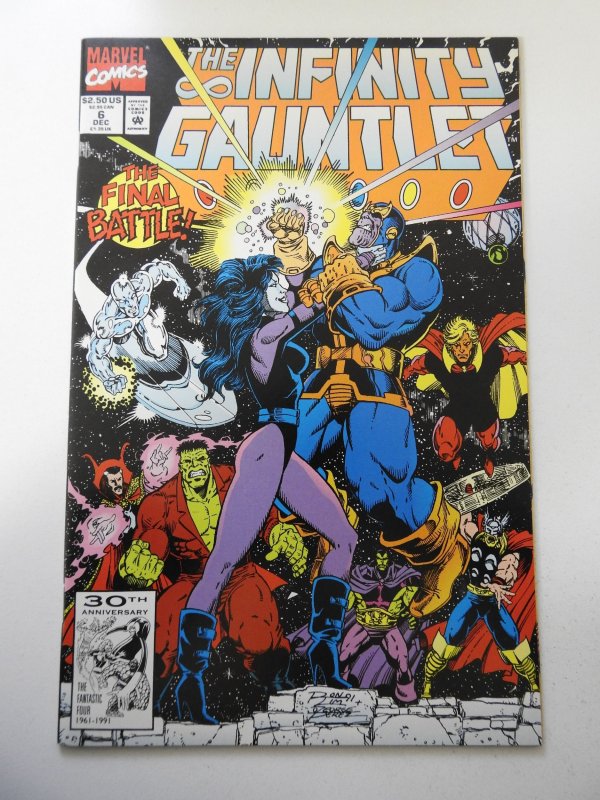 The Infinity Gauntlet #6 (1991) VF/NM Condition