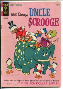 UNCLE SCROOGE #54 1964-GOLD KEY-WALT DISNEY-CARL BARKS ART-vg