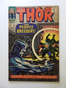 Thor #134 (1966) VG condition date written on front cover