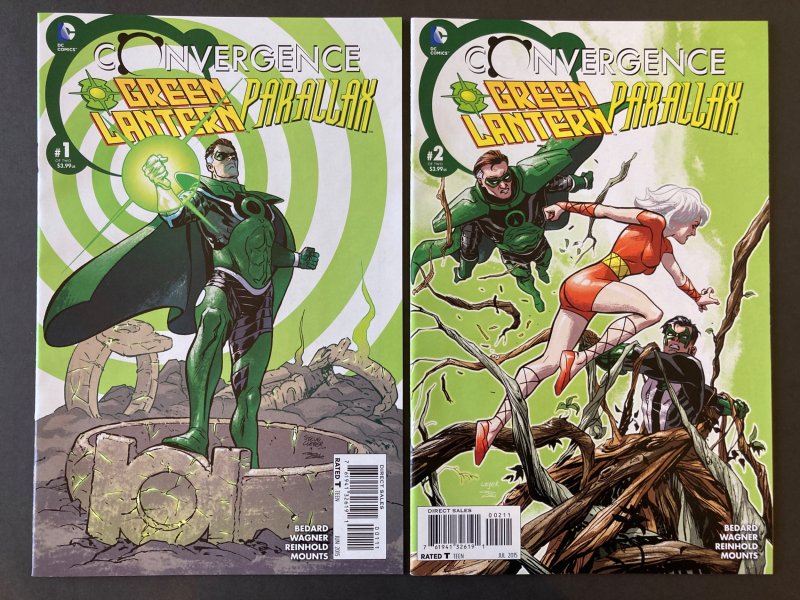 Convergence Green Lantern/Parallax #1 and 2 complete set full run (2015)