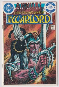 DC Comics! The Warlord! Annual! Issue 1! 