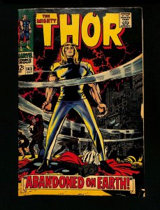 Thor #145 Abandoned On Earth! Stan Lee! Jack Kirby Art!