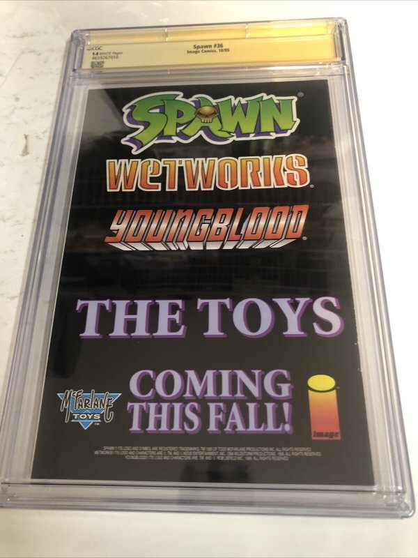 Spawn (1995) # 36 (CGC 9.8 SS) Signed Greg Capullo * Image Comics * Census = 8