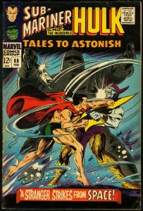 TALES TO ASTONISH #88-SUB-MARINER/HULK VG