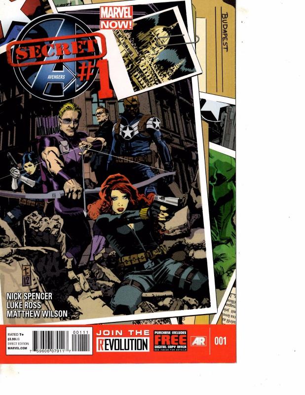 Lot Of 2 Secret Avengers Marvel Comic Book #1 37  Thor MS22