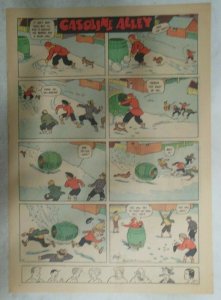 (18) Gasoline Alley Sunday Pages by Frank King from 1940 Size: 11 x 15 inches