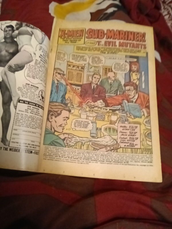 Marvel Super-Heroes #25 Bronze Age 1970 Comics Uncanny X-Men Appearance Magneto