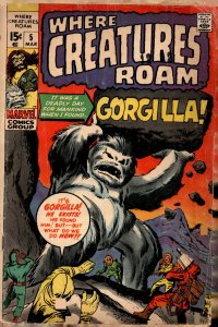 Where Creatures Roam #5 (1971) Gorgilla
