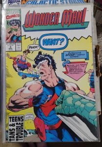 WONDER MAN   # 3  1991 Marvel DISNEY SIMON WILLIAMS