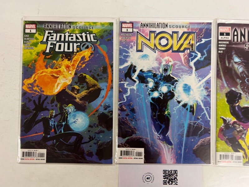 3 Annihilation Marvel Comic Books # 1 1 1 Thor Hulk Avengers Defenders 40 JS65