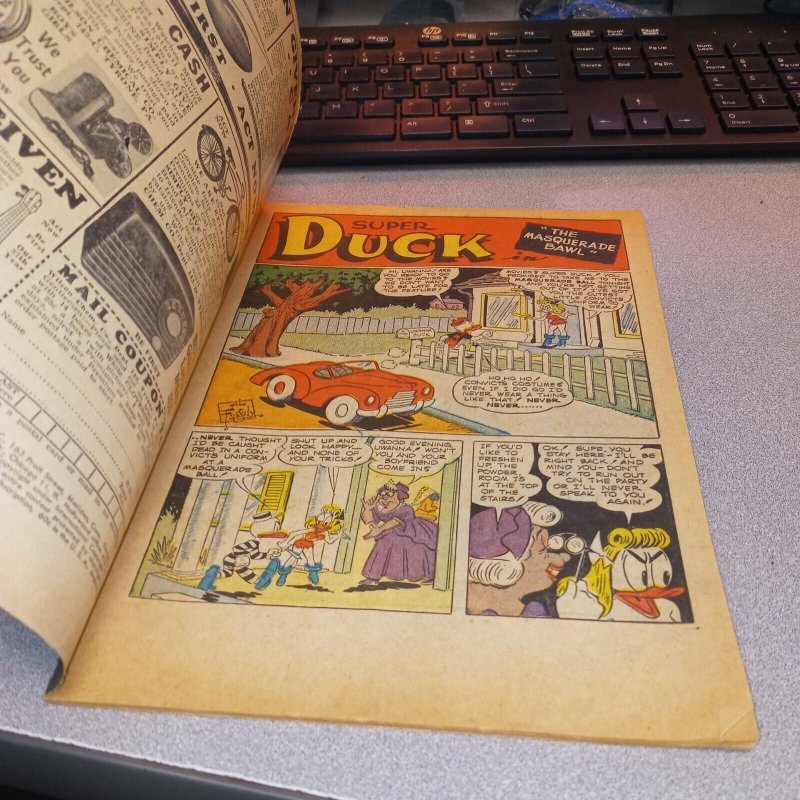 Super Duck 46 Golden age archie comics (Oct. 1952) funny animal cartoon kids