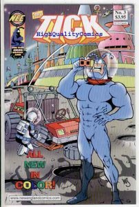 TICK COLOR #3, NM, Ben Edlund, Crazy, Arthur  2001