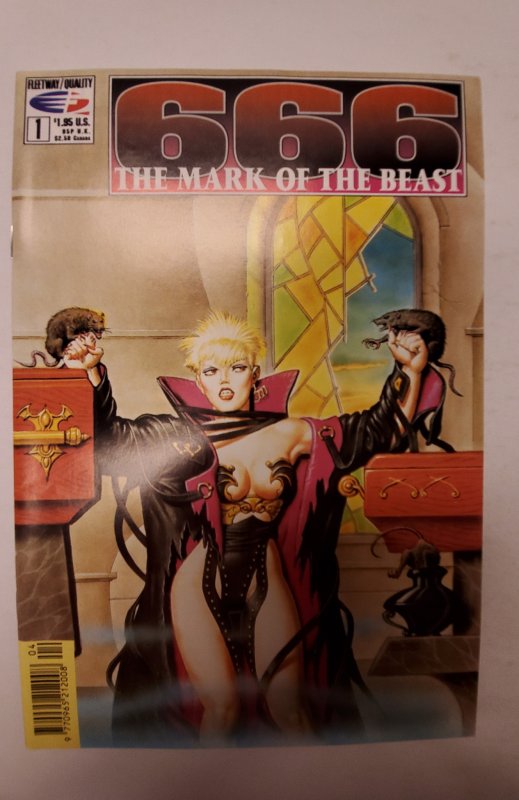 666 Mark of the Beast #1 (1991) NM Fleetway Quality Comic Book J662