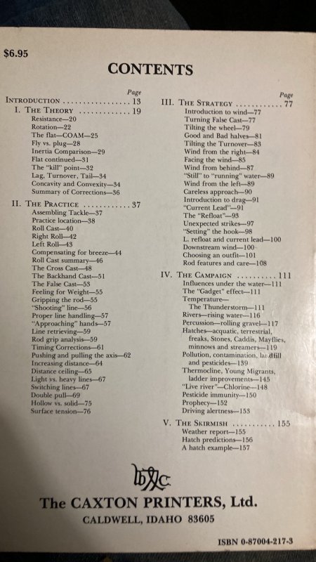 Casting and fishing the artificial fly, ball, 1981, 160p