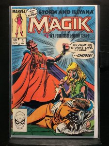 Magik (Storm and Illyana Limited Series) #3 Direct Edition (1984)