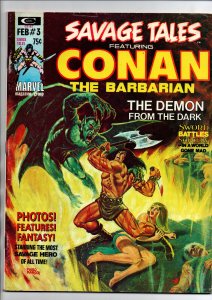 The Savage Tales #3 - Conan the Barbarian - Barry Windsor Smith - 1974 - VF