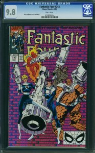 Fantastic Four #343 (1990) CGC 9.8 NM/MT