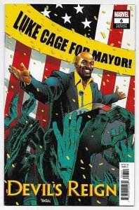 Devil's Reign (2022) #6 of 6 NM Dan Panosian Spoiler Variant Luke Cage