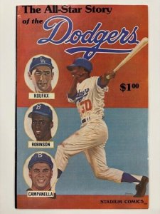 All-Star Story of the Dodgers #1 1979 F-VF Stadium Comics Robinson Koufax