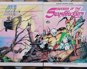 SWORDS OF THE SWASHBUCKLERS Marvel Graphic Novel #14 VF/NM (1984) 1st Printing