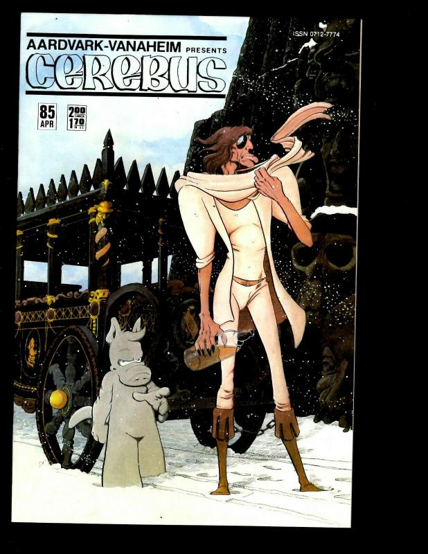 Lot Of 10 Cerebus Aardvark-Vanaheim Comics # 80 81 82 83 84 85 86 87 88 89 JF2