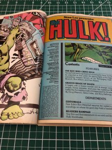 Hulk! #20 and #11 magazine (1980) Both are in Fair-Good condition