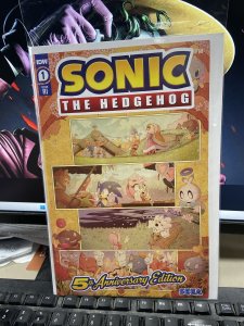 SONIC THE HEDGEHOG 5TH ANNIVERSARY ED #1 CVR E 1:10 THOMAS VARIANT 2023 IDW 