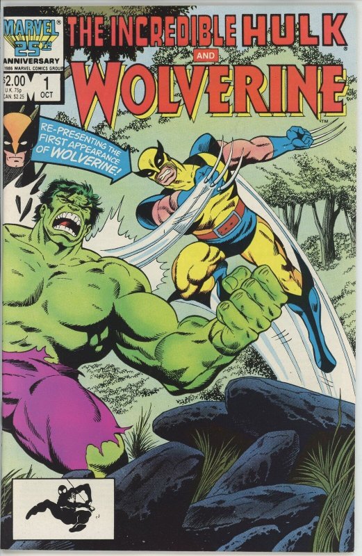 Incredible Hulk and Wolverine #1 (1962) - 8.0 VF *Hulk 181 Reprint*