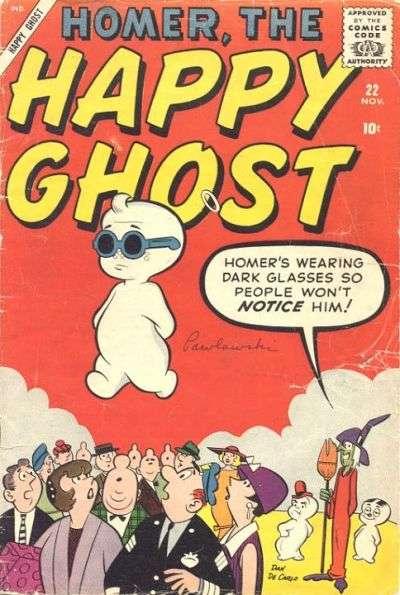 Homer The Happy Ghost (1955 series) #22, VG- (Stock photo)