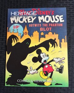 2017 May 18-20 HERITAGE Comics Comic Art 90pg Catalog VF+ 8.5 Mickey Mouse Cover