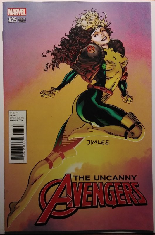 Uncanny Avengers #25 Trading Card Variant by Jim Lee