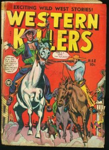 WESTERN KILLERS #63-1949-FOX FEATURES-VIOLENCE G