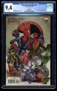 Spider-Man / Deadpool #9 CGC NM 9.4 White Pages